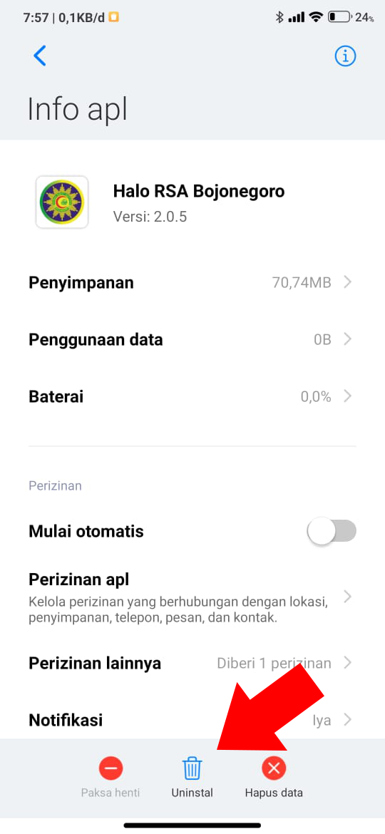 install halo rsa bojonegoro